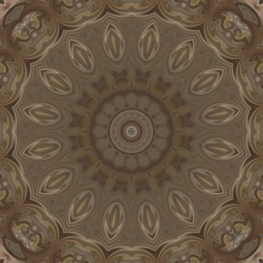 Soyut renkli yaratıcı dijital mandala arkaplan görüntüsü 