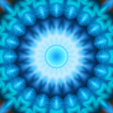 Soyut renkli yaratıcı dijital mandala arkaplan görüntüsü 