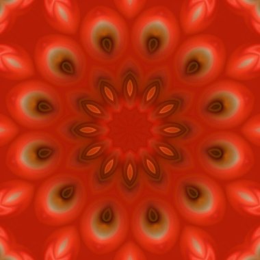 Soyut renkli yaratıcı dijital mandala arkaplan görüntüsü 