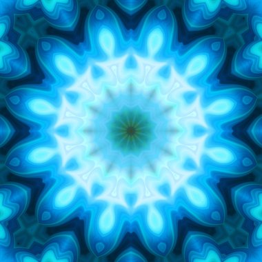 Soyut renkli yaratıcı dijital mandala arkaplan görüntüsü 