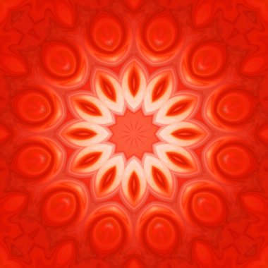 Soyut renkli yaratıcı dijital mandala arkaplan görüntüsü 