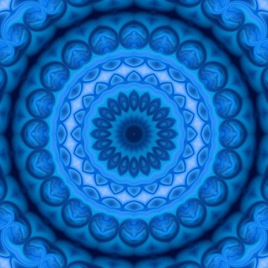 Soyut renkli yaratıcı dijital mandala arkaplan görüntüsü 