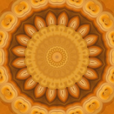 Soyut renkli yaratıcı dijital mandala arkaplan görüntüsü 