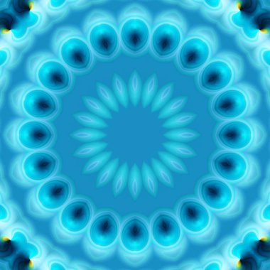 Soyut renkli yaratıcı dijital mandala arkaplan görüntüsü 