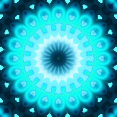 Soyut renkli yaratıcı dijital mandala arkaplan görüntüsü 