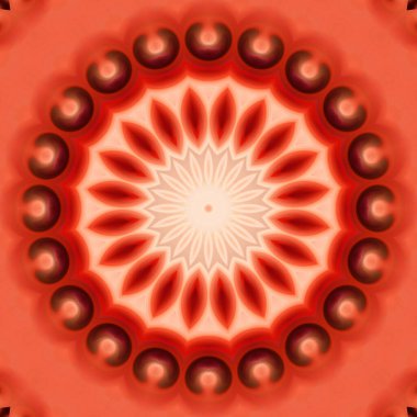 Soyut renkli yaratıcı dijital mandala arkaplan görüntüsü 