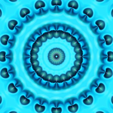 Soyut renkli yaratıcı dijital mandala arkaplan görüntüsü 