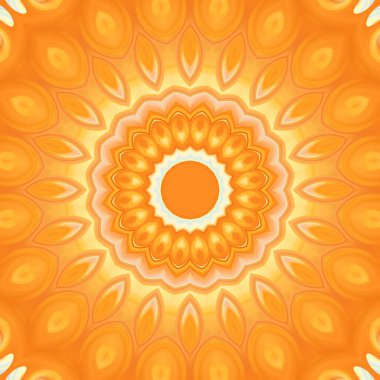 Soyut renkli yaratıcı dijital mandala arkaplan görüntüsü 