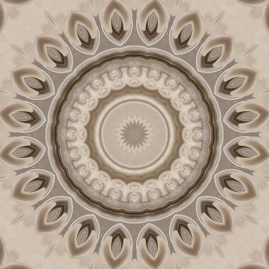 Soyut renkli yaratıcı dijital mandala arkaplan görüntüsü 