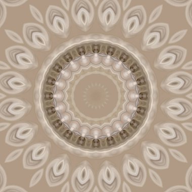 Soyut renkli yaratıcı dijital mandala arkaplan görüntüsü 