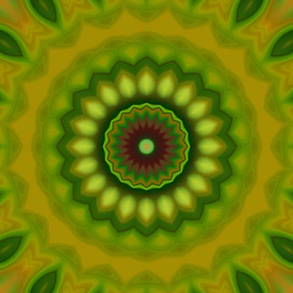 Soyut renkli yaratıcı dijital mandala arkaplan görüntüsü 