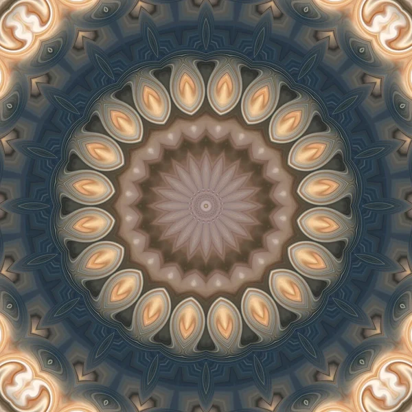 Soyut renkli yaratıcı dijital mandala arkaplan görüntüsü 