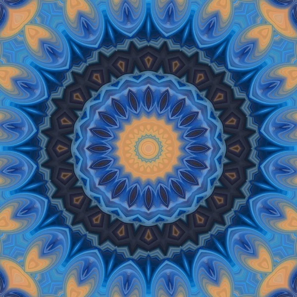 Soyut renkli yaratıcı dijital mandala arkaplan görüntüsü 