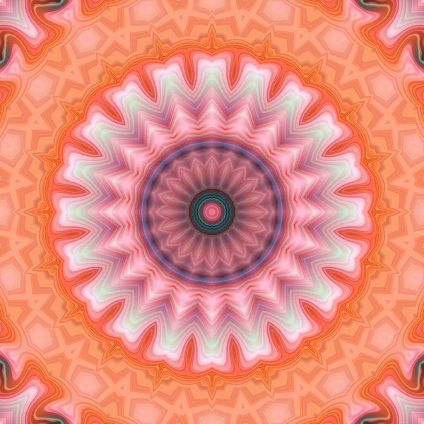 Soyut renkli yaratıcı dijital mandala arkaplan görüntüsü 