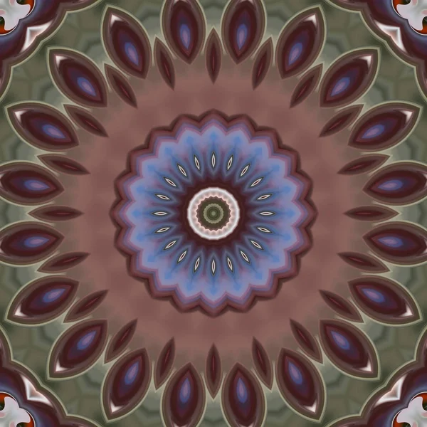 Soyut renkli yaratıcı dijital mandala arkaplan görüntüsü 