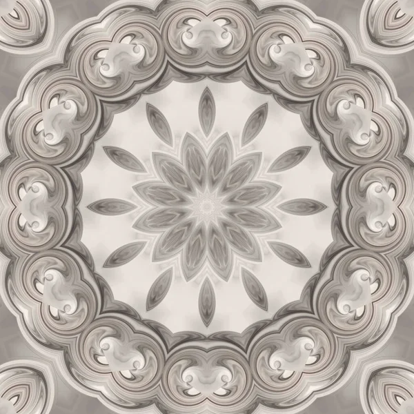 Soyut renkli yaratıcı dijital mandala arkaplan görüntüsü 