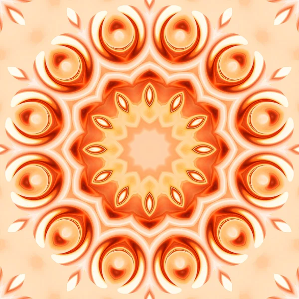 Soyut renkli yaratıcı dijital mandala arkaplan görüntüsü 