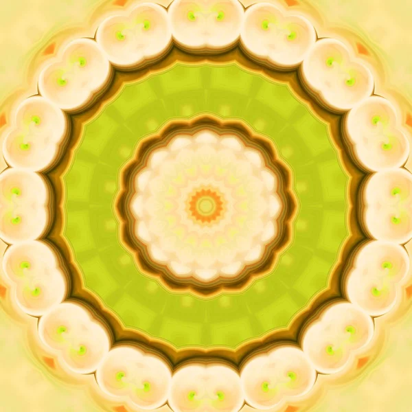 Soyut renkli yaratıcı dijital mandala arkaplan görüntüsü 