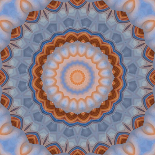 Soyut renkli yaratıcı dijital mandala arkaplan görüntüsü 