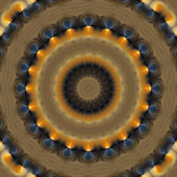 Soyut renkli yaratıcı dijital mandala arkaplan görüntüsü 