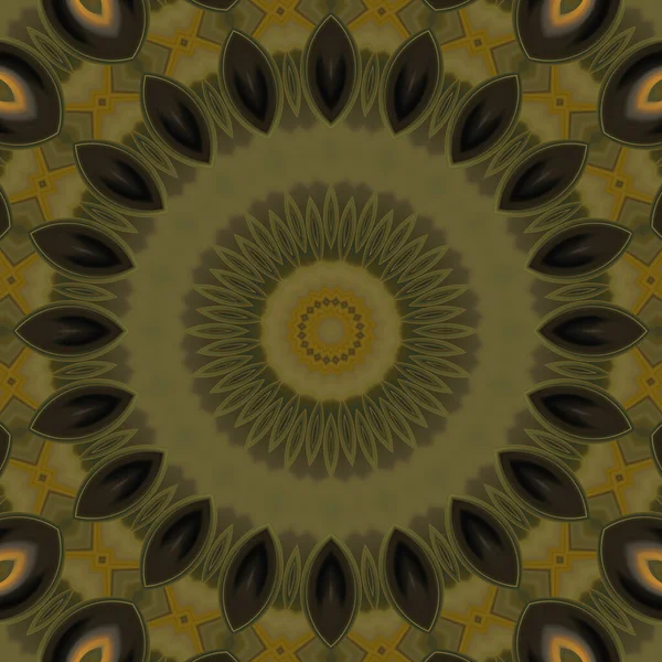 Soyut renkli yaratıcı dijital mandala arkaplan görüntüsü 