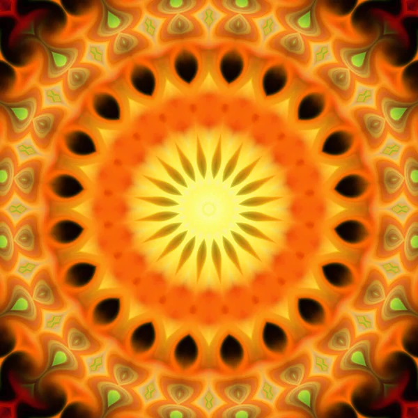 Soyut renkli yaratıcı dijital mandala arkaplan görüntüsü 