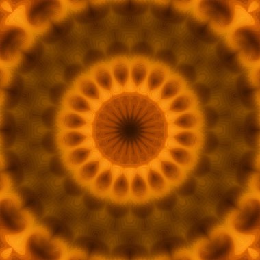 Soyut renkli yaratıcı dijital mandala arkaplan görüntüsü 