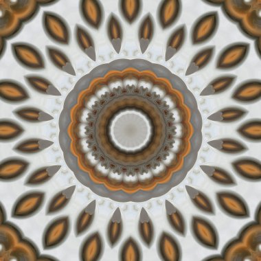 Soyut renkli yaratıcı dijital mandala arkaplan görüntüsü 