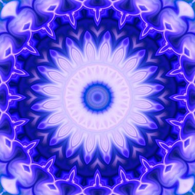 Soyut renkli yaratıcı dijital mandala arkaplan görüntüsü 