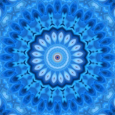 Soyut renkli yaratıcı dijital mandala arkaplan görüntüsü 