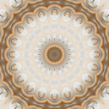 Soyut renkli yaratıcı dijital mandala arkaplan görüntüsü 