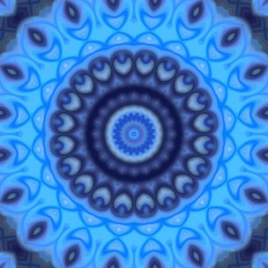 Soyut renkli yaratıcı dijital mandala arkaplan görüntüsü 