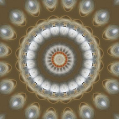 Soyut renkli yaratıcı dijital mandala arkaplan görüntüsü 