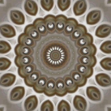 Soyut renkli yaratıcı dijital mandala arkaplan görüntüsü 