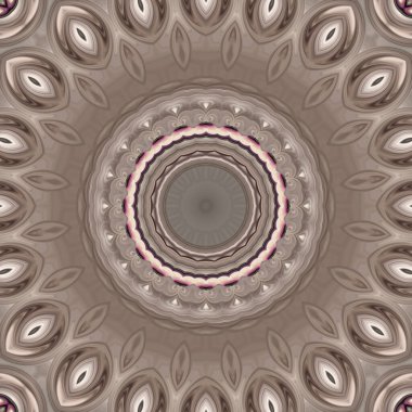 Soyut renkli yaratıcı dijital mandala arkaplan görüntüsü 