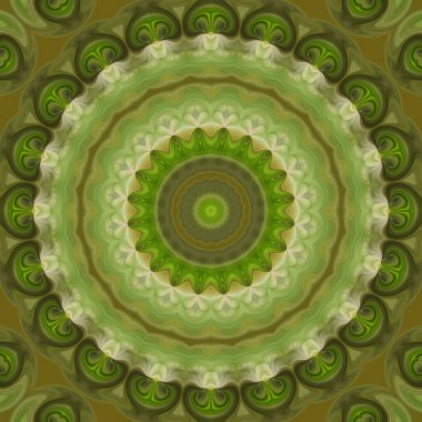 Soyut renkli yaratıcı dijital mandala arkaplan görüntüsü 