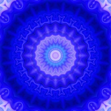 Soyut renkli yaratıcı dijital mandala arkaplan görüntüsü 