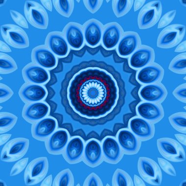 Soyut renkli yaratıcı dijital mandala arkaplan görüntüsü 