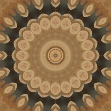 Soyut renkli yaratıcı dijital mandala arkaplan görüntüsü 