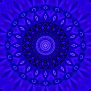 Soyut renkli yaratıcı dijital mandala arkaplan görüntüsü 