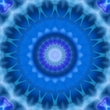 Soyut renkli yaratıcı dijital mandala arkaplan görüntüsü 