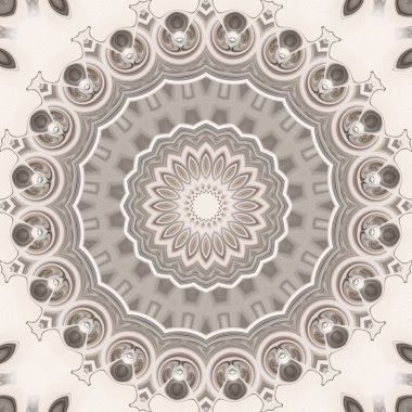 Soyut renkli yaratıcı dijital mandala arkaplan görüntüsü 