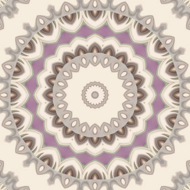 Soyut renkli yaratıcı dijital mandala arkaplan görüntüsü 