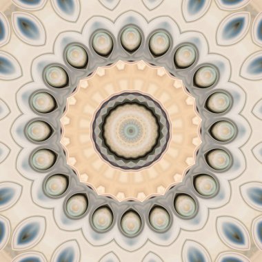 Soyut renkli yaratıcı dijital mandala arkaplan görüntüsü 