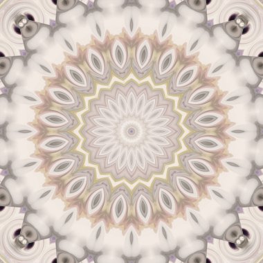 Soyut renkli yaratıcı dijital mandala arkaplan görüntüsü 