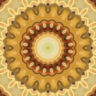 Soyut renkli yaratıcı dijital mandala arkaplan görüntüsü 