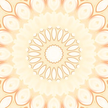 Soyut renkli yaratıcı dijital mandala arkaplan görüntüsü 