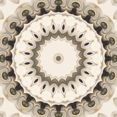 Soyut renkli yaratıcı dijital mandala arkaplan görüntüsü 