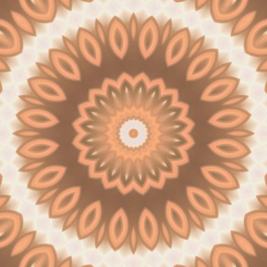 Soyut renkli yaratıcı dijital mandala arkaplan görüntüsü 