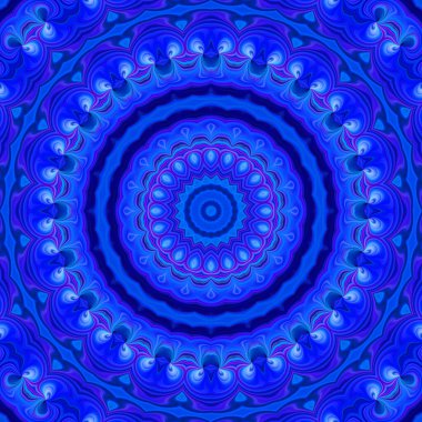 Soyut renkli yaratıcı dijital mandala arkaplan görüntüsü 